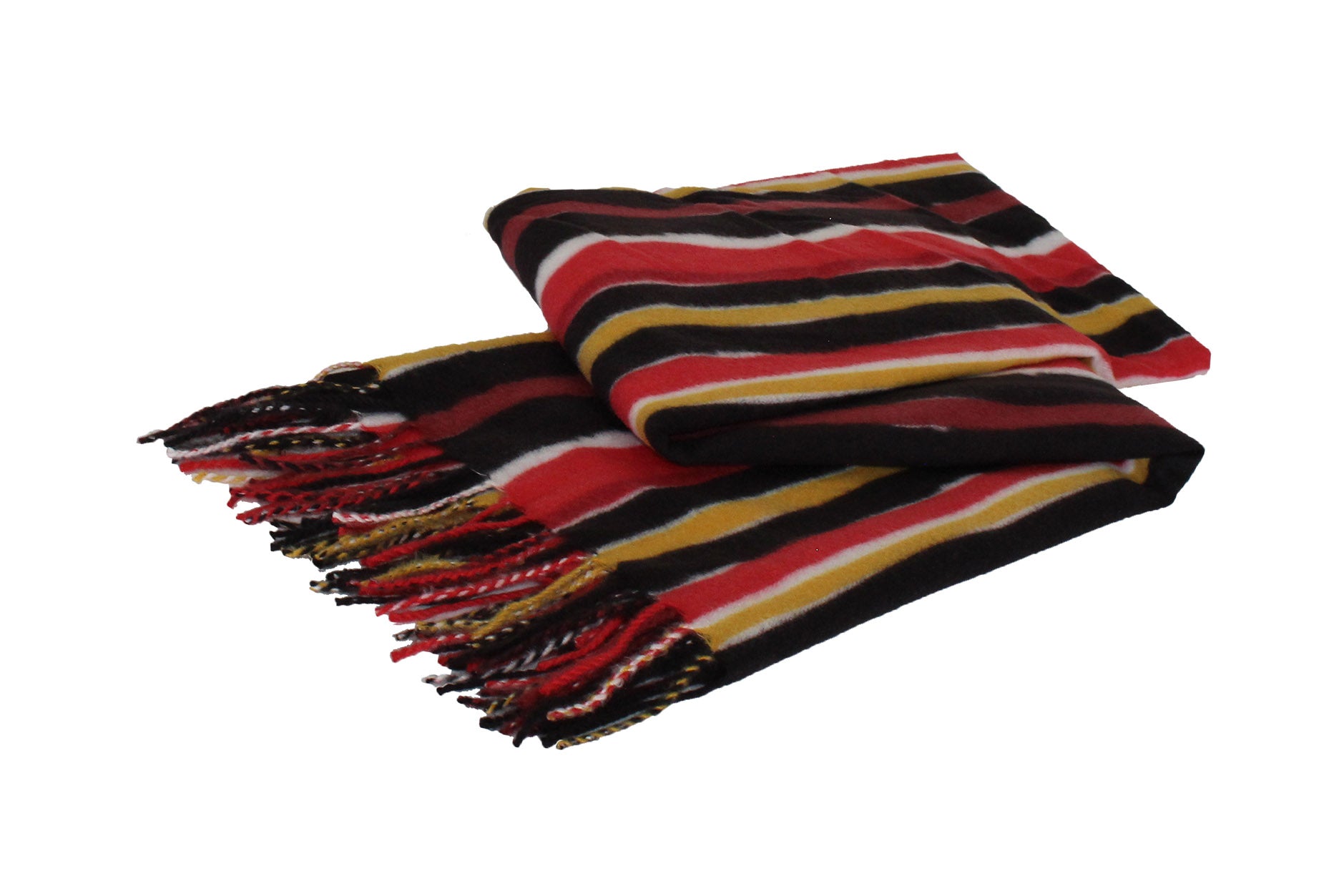 SF20120-243 Stripe Pattern Wool Blend Scarf