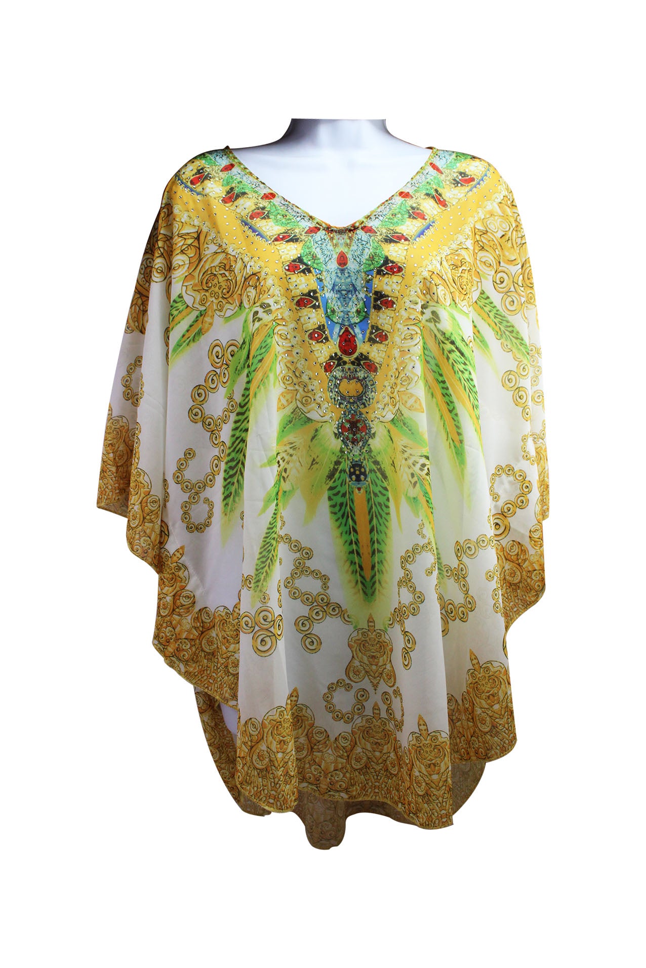 SF20250-182 Multicolour Sequin Poncho