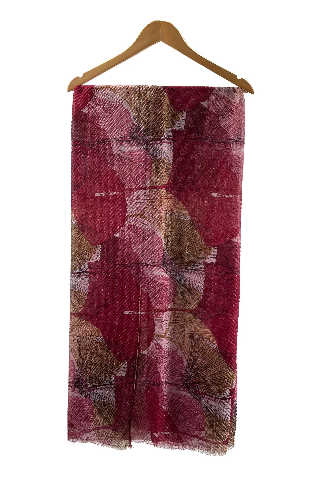 SF2070-739 Multicolour Crinkle Lurex Scarf