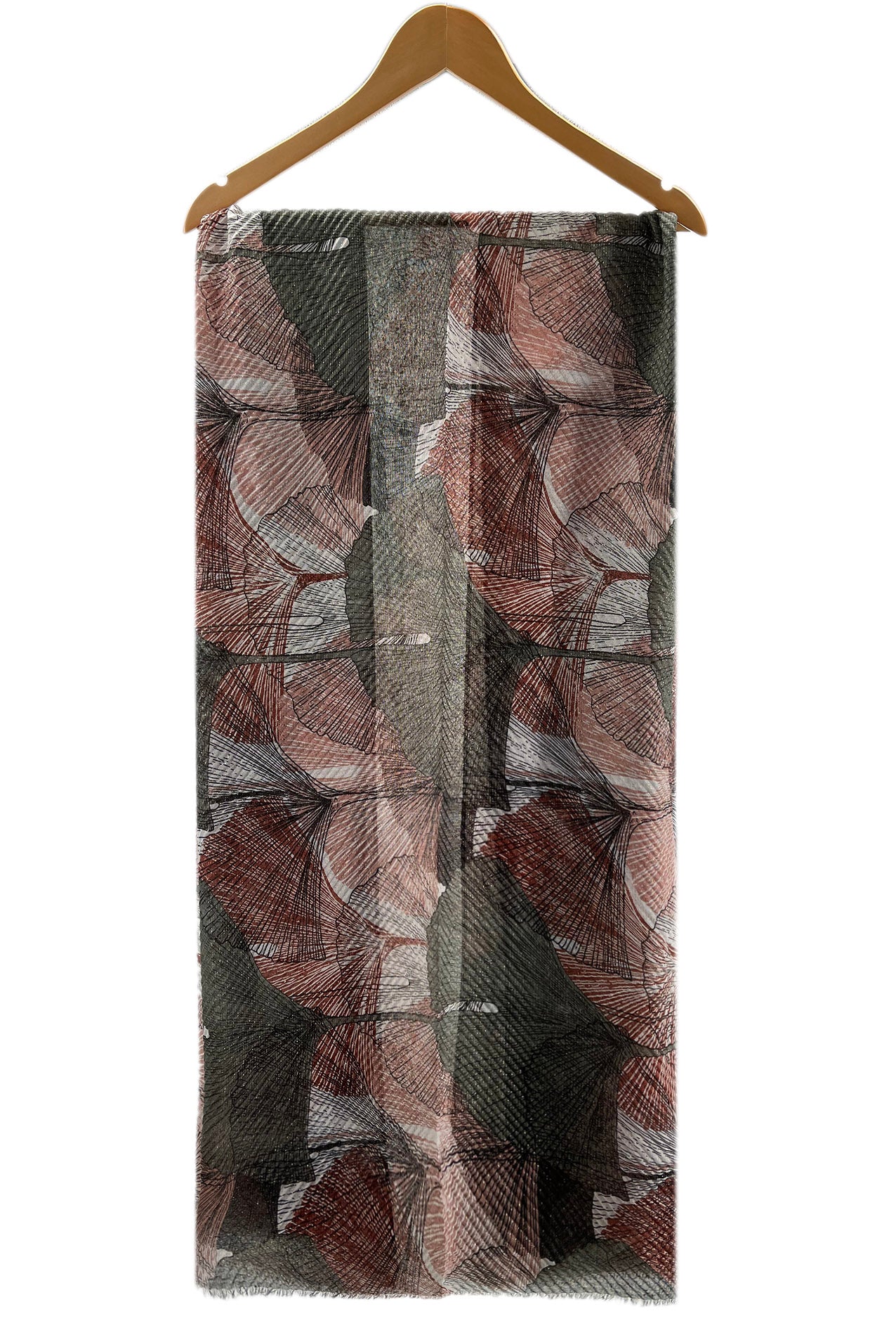 SF2070-739 Multicolour Crinkle Lurex Scarf