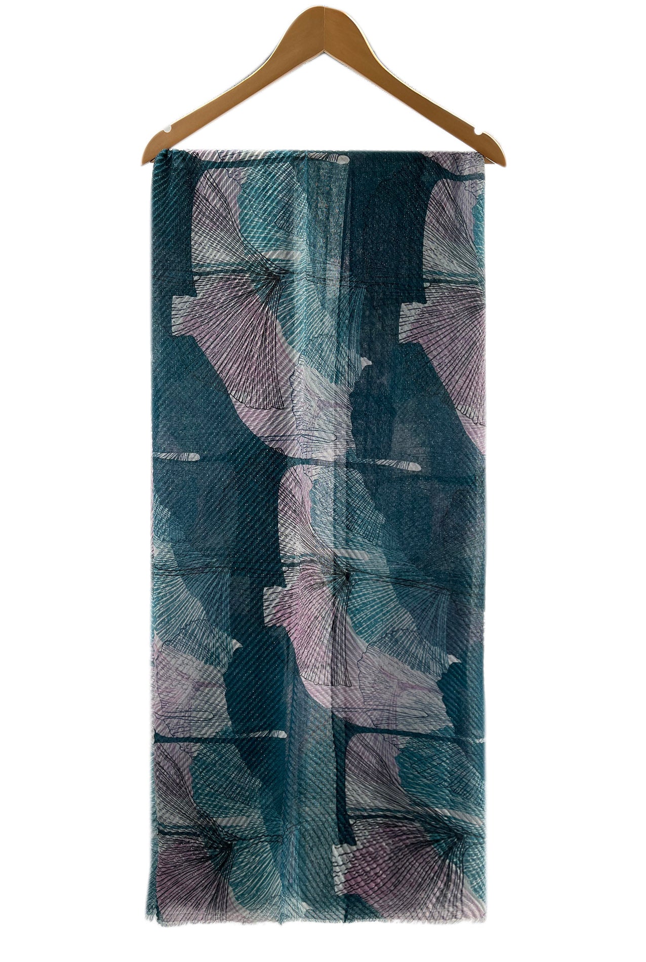 SF2070-739 Multicolour Crinkle Lurex Scarf