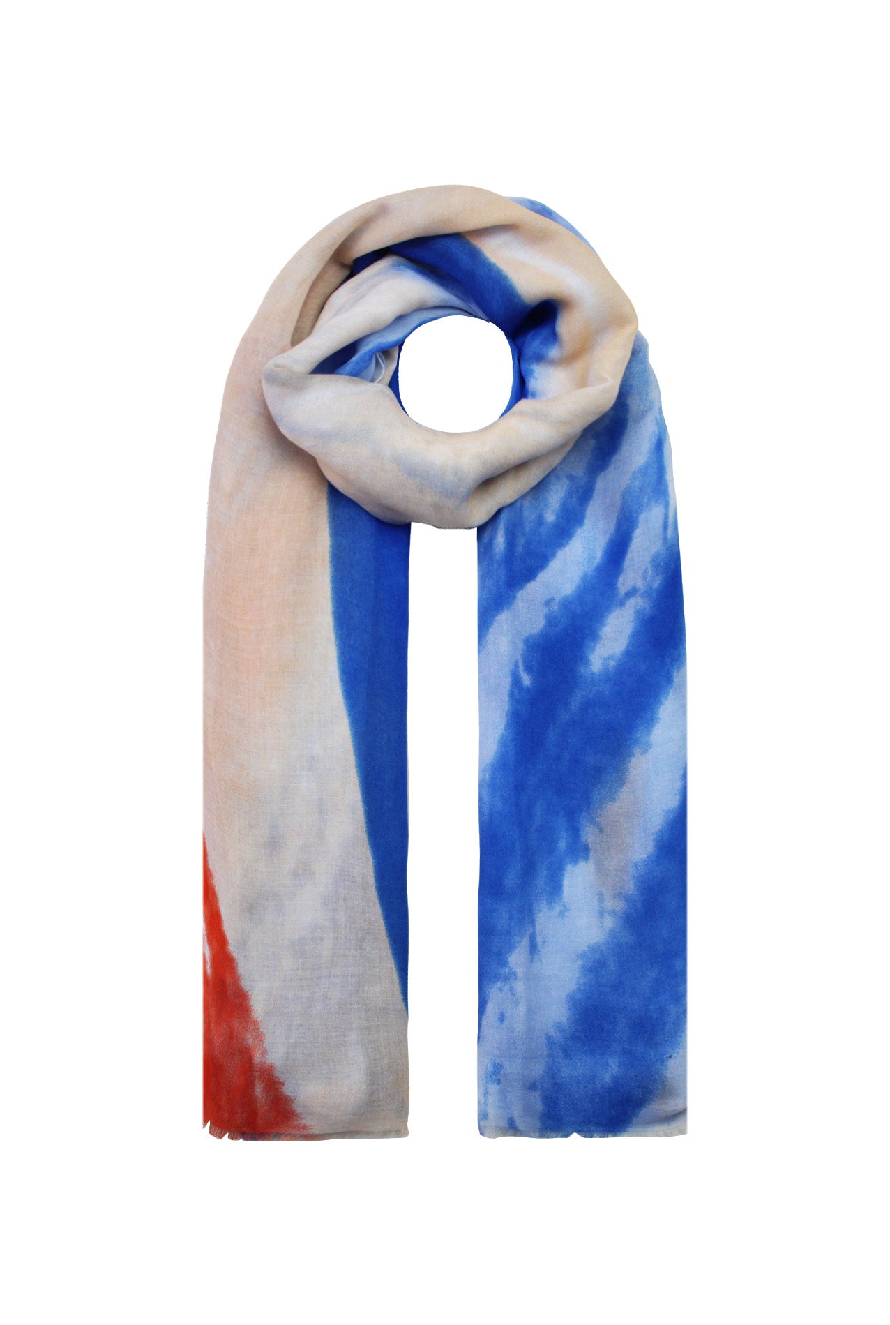 SF2085-140 Vibrant Soft Colour Print Scarf