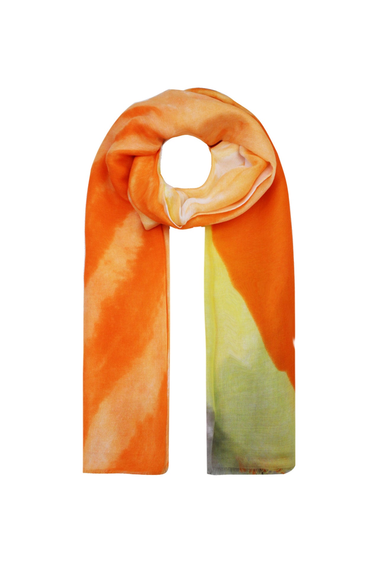 SF2085-140 Vibrant Soft Colour Print Scarf