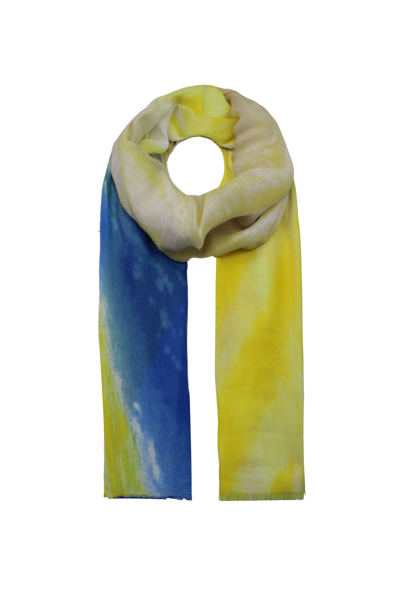 SF2085-140 Vibrant Soft Colour Print Scarf