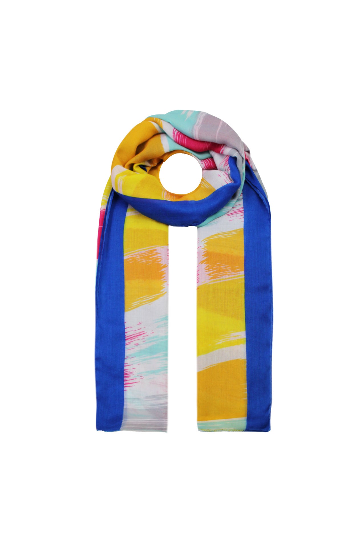 SF2085-143 Paint Stroke Multicolour Scarf