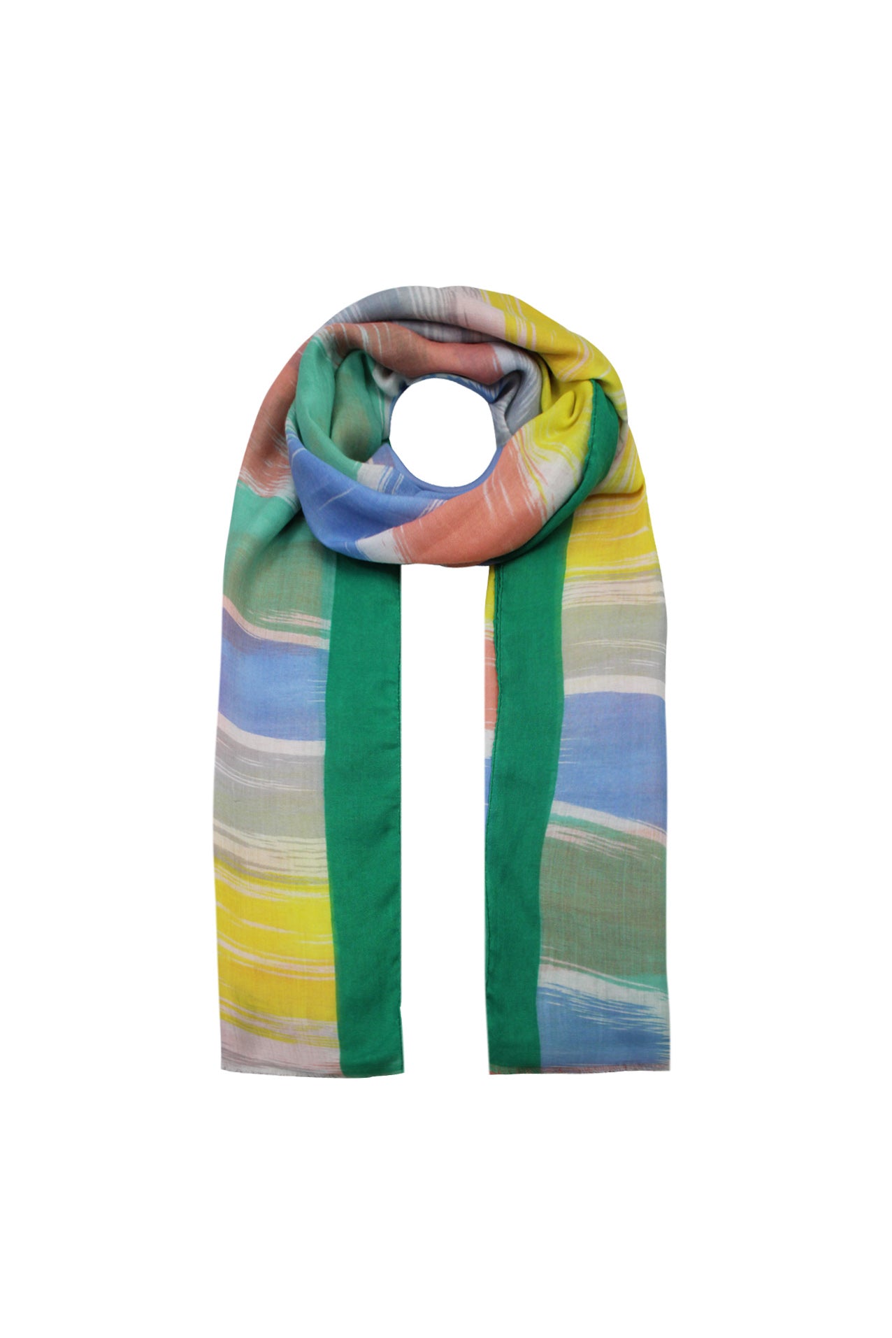 SF2085-143 Paint Stroke Multicolour Scarf