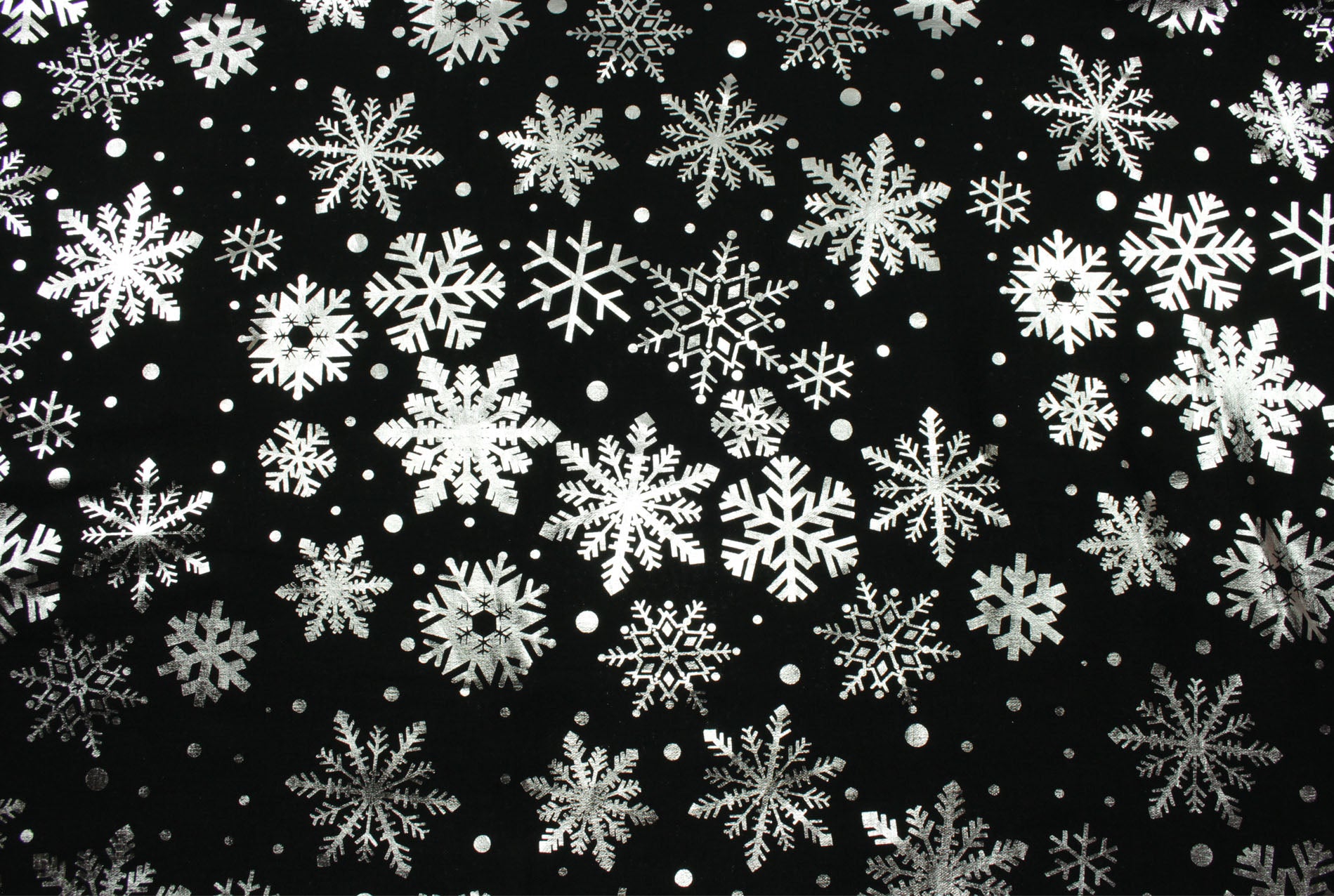 SF21058-656 Silver Foil Snow Flake Scarf