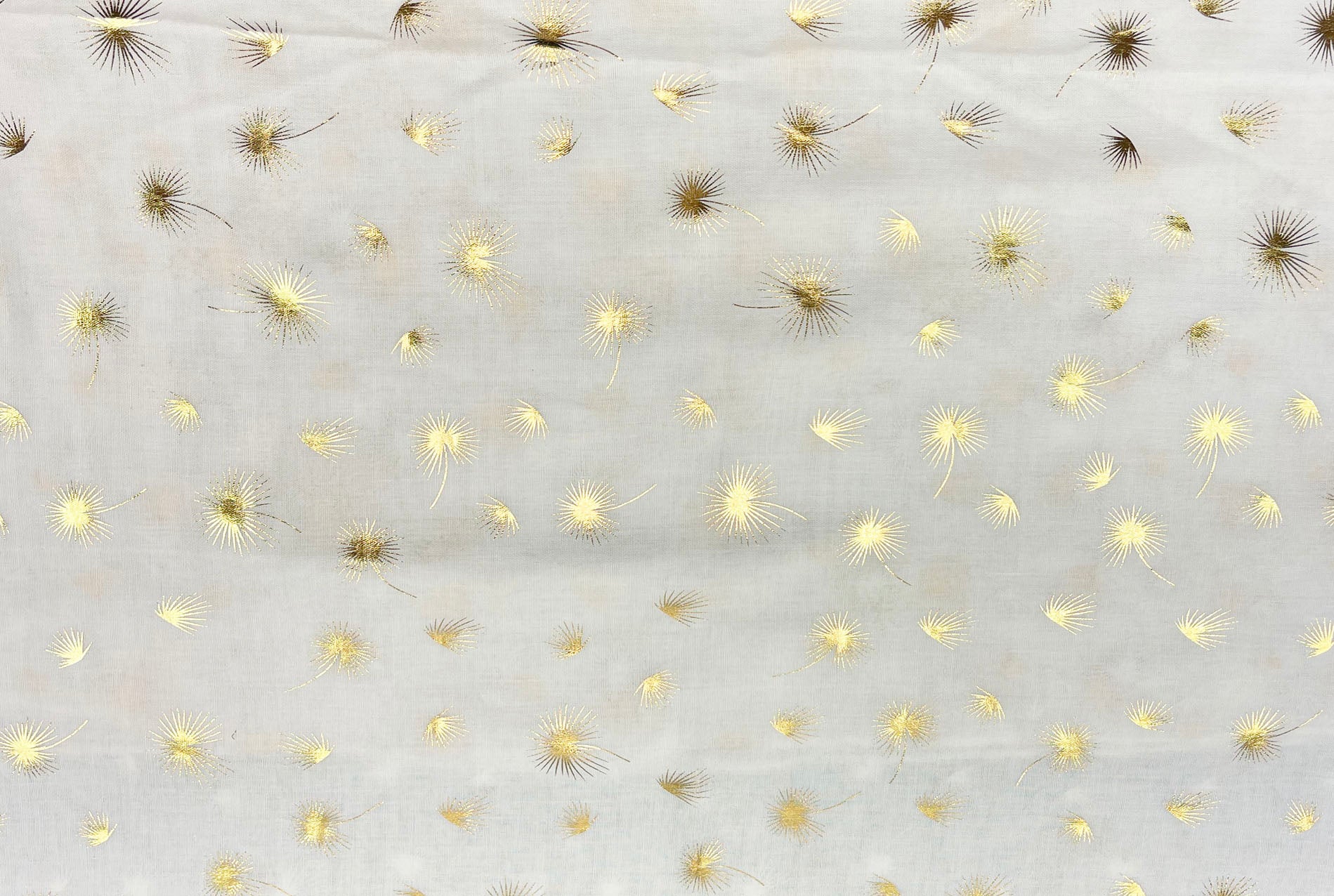 SF21058-658 Golden Dandelion Print Scarf