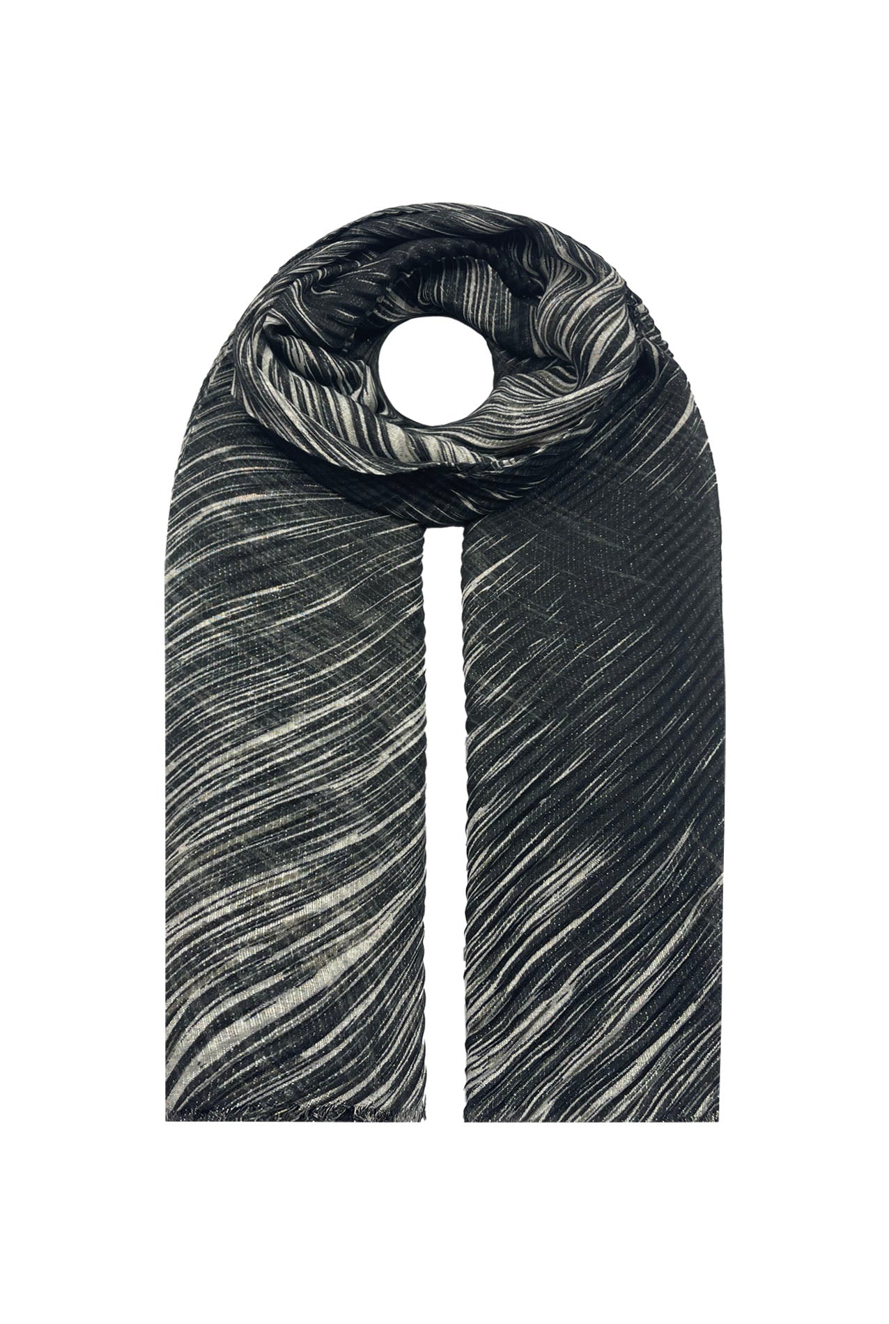 SF21070-376 Cosmic Wave Print Scarf