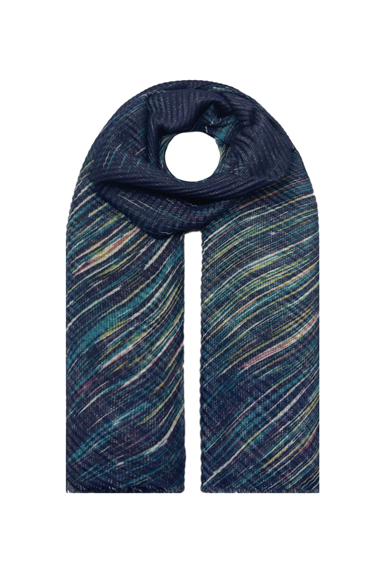 SF21070-376 Cosmic Wave Print Scarf