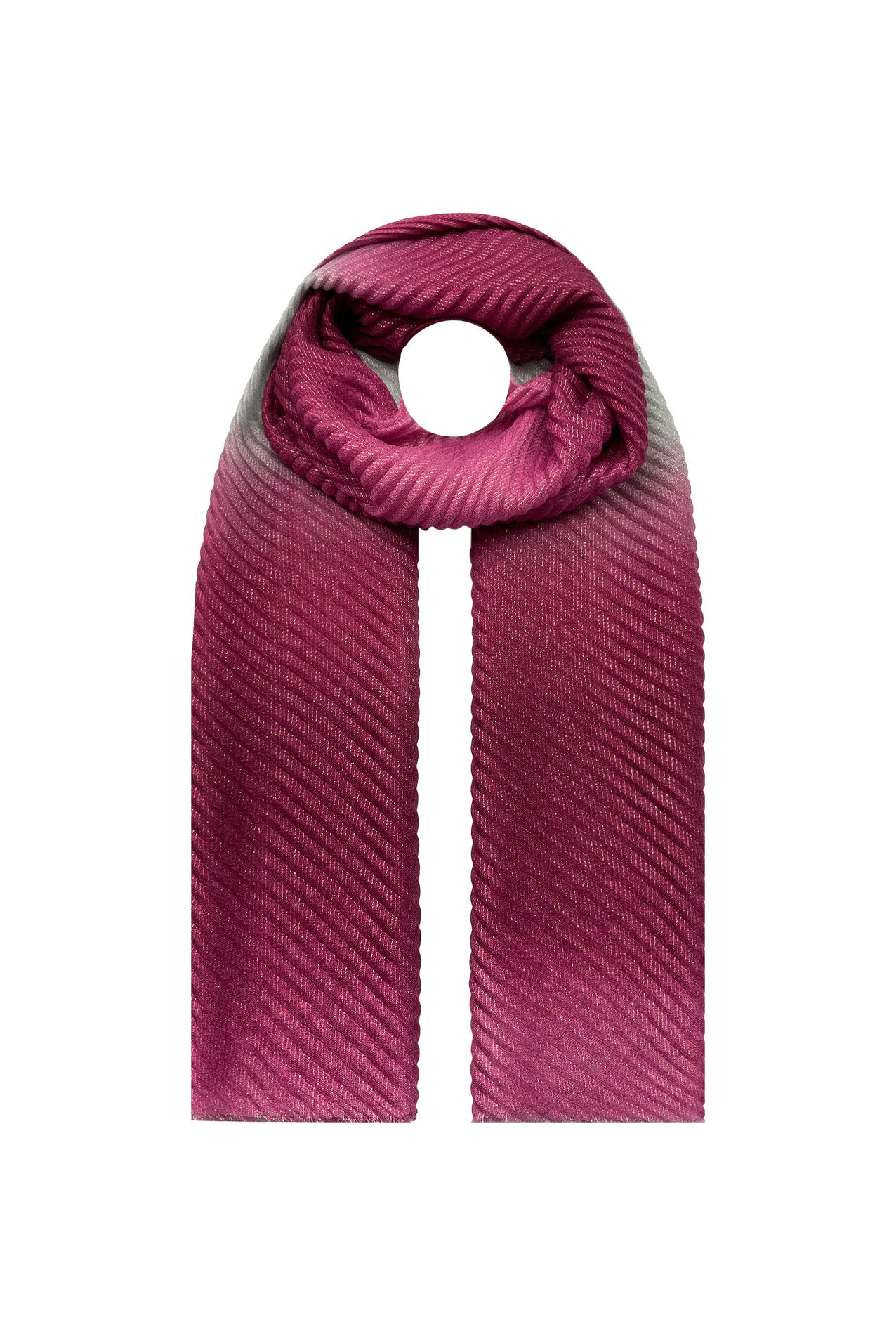 SF21070-618 Solid Colour Scarf with Wave Texture