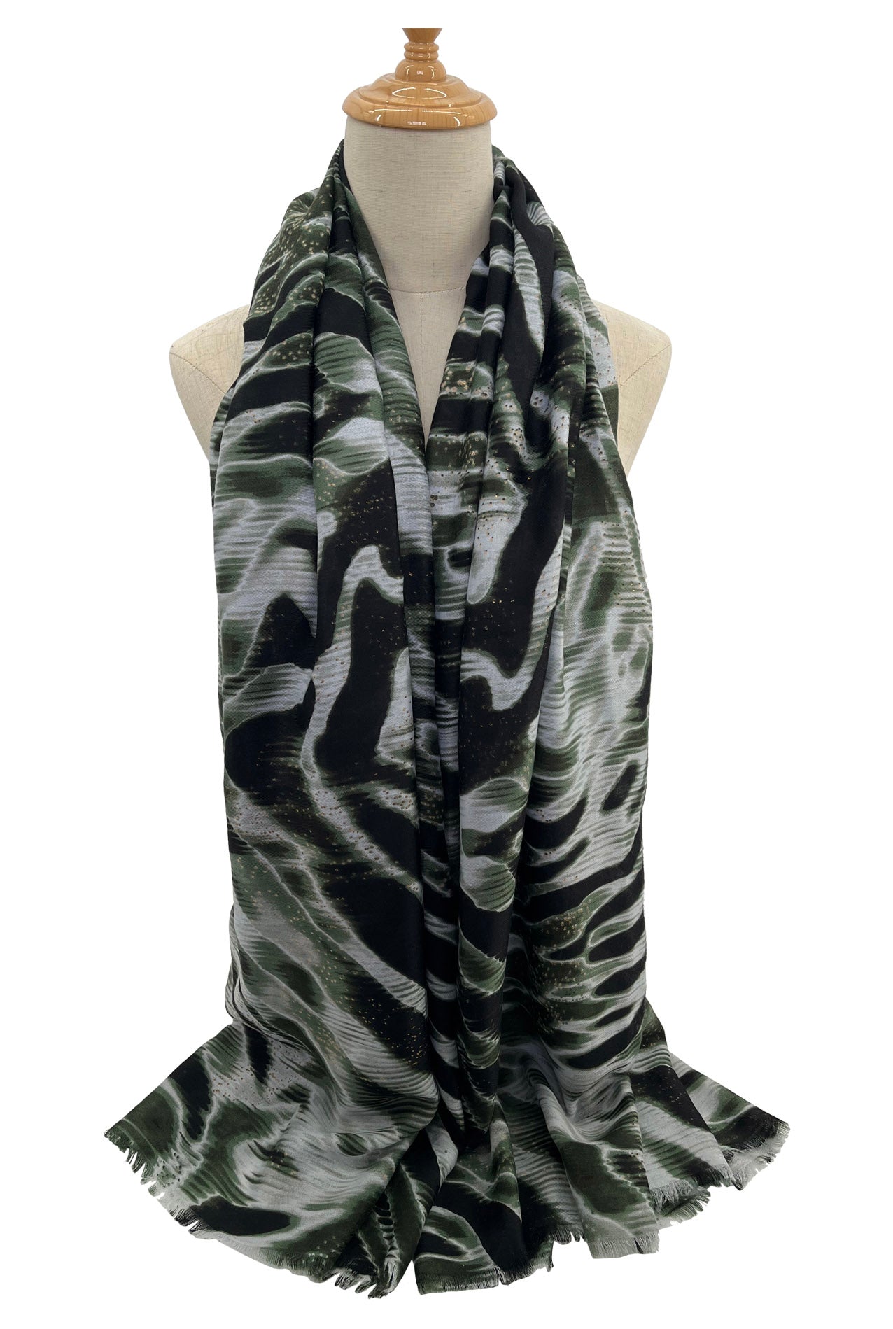 SF2110-734 Varicolour Zebra Print Scarf