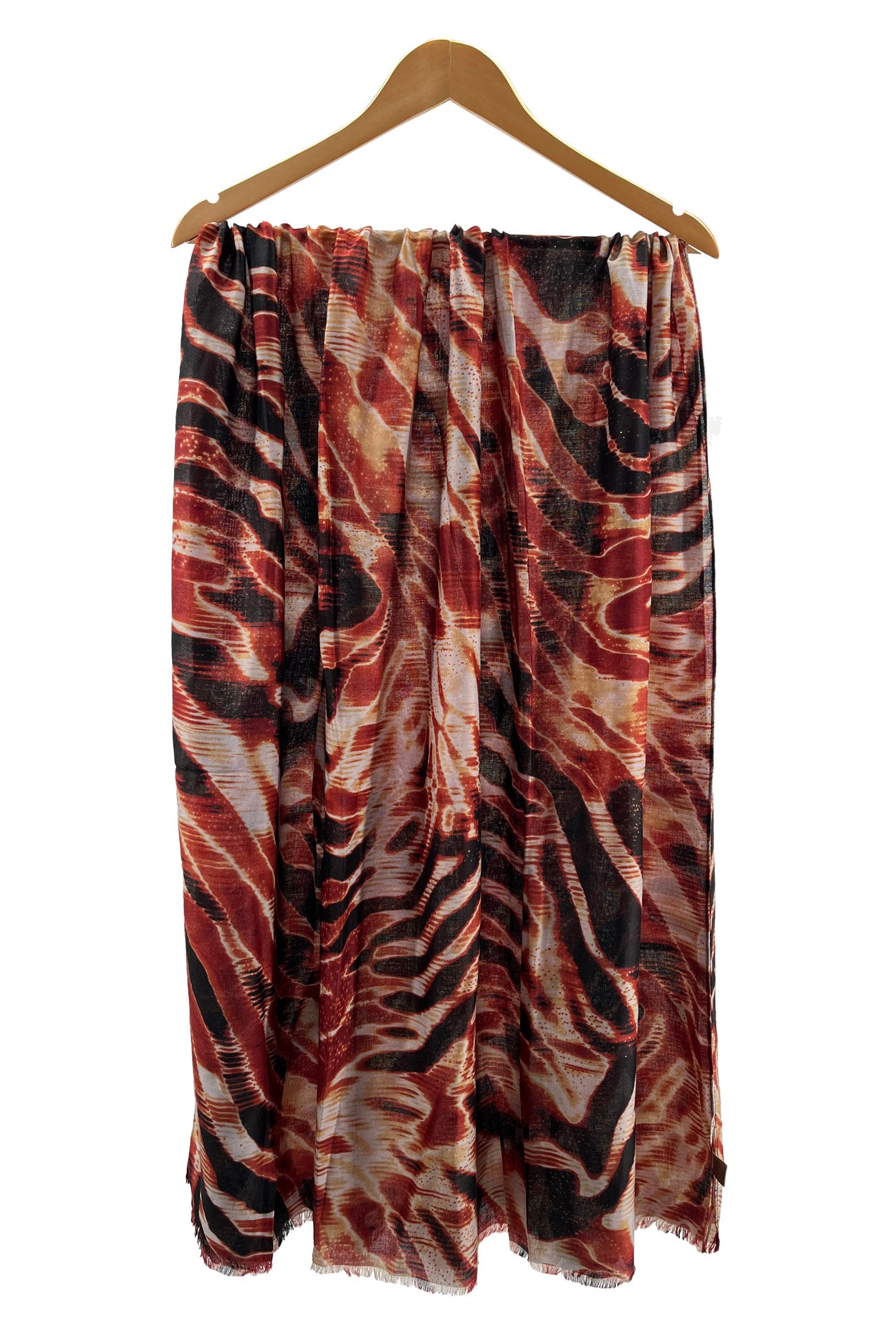 SF2110-734 Varicolour Zebra Print Scarf