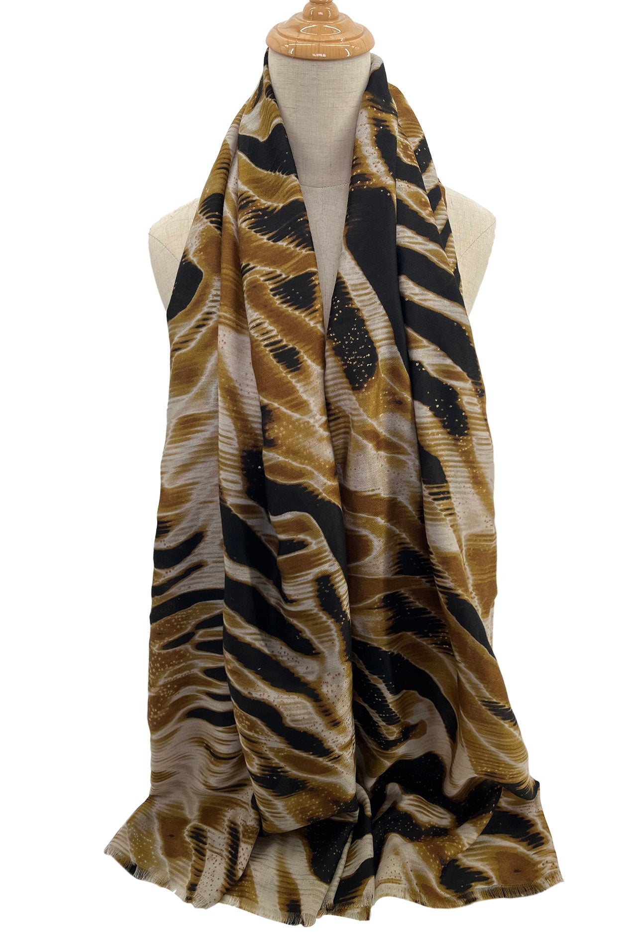 SF2110-734 Varicolour Zebra Print Scarf