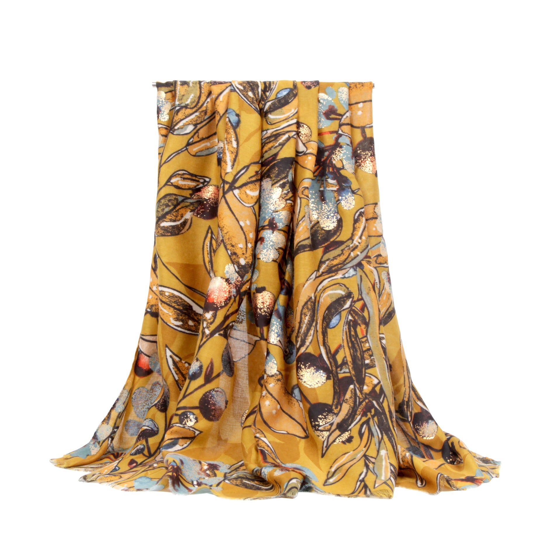 SF21105-628 Sheer Flower Print Scarf