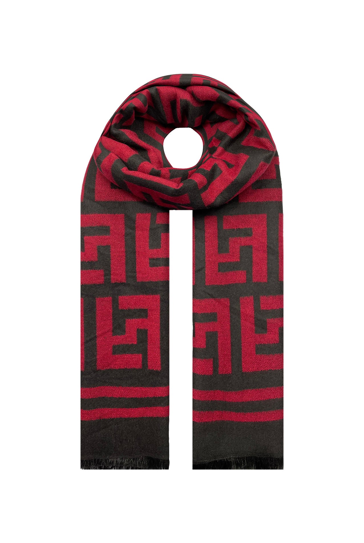 SF21150-603 Geometric Pattern Scarf