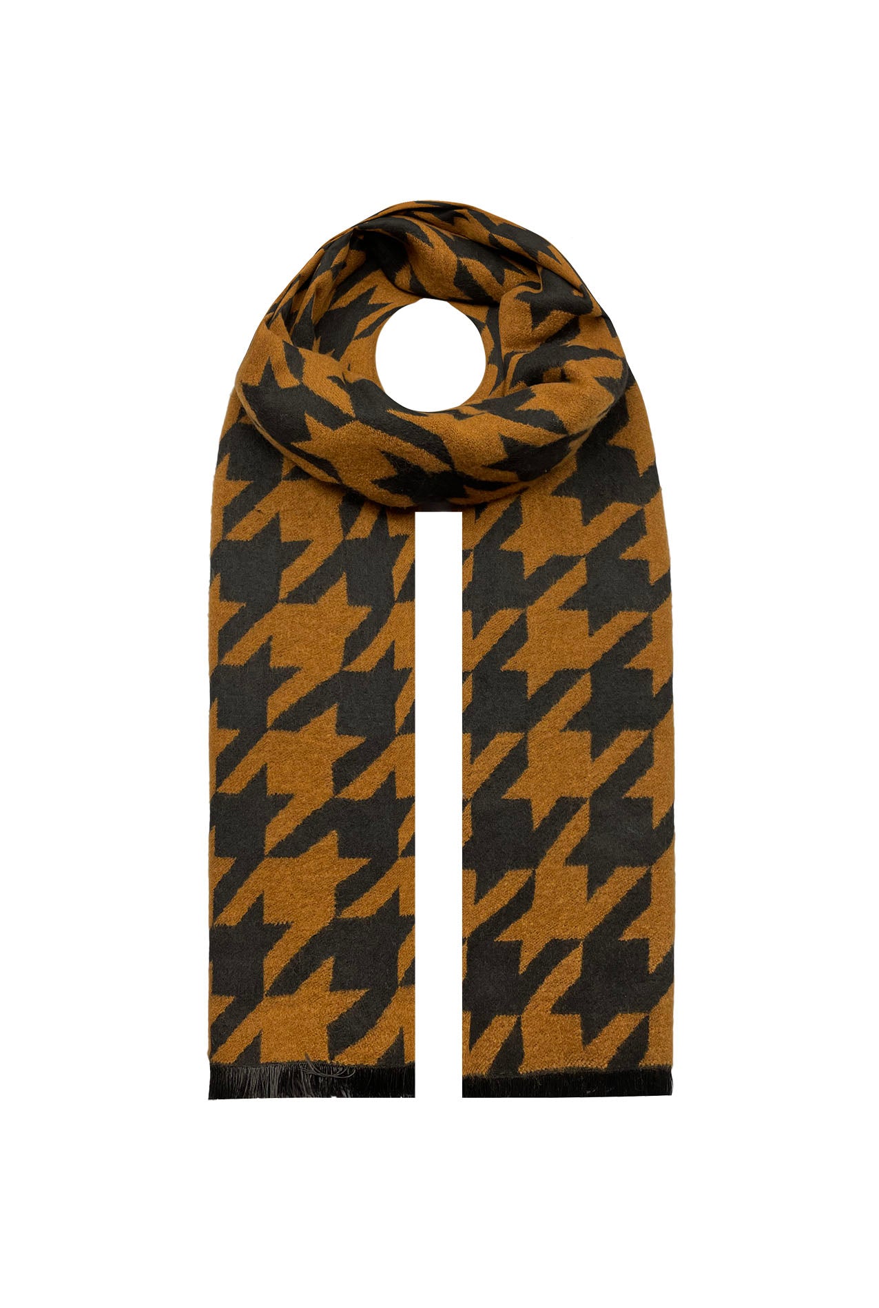 SF21150-604 Abstract Geometric Print Cotton Mix scarf