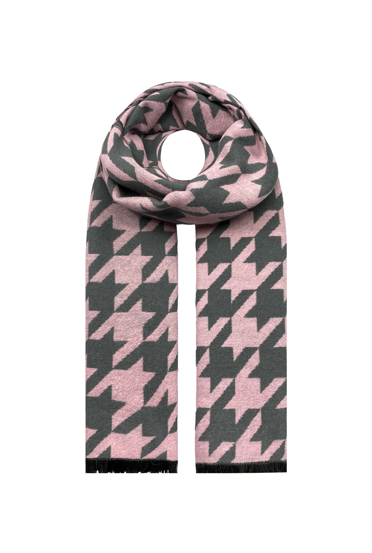 SF21150-604 Abstract Geometric Print Cotton Mix scarf