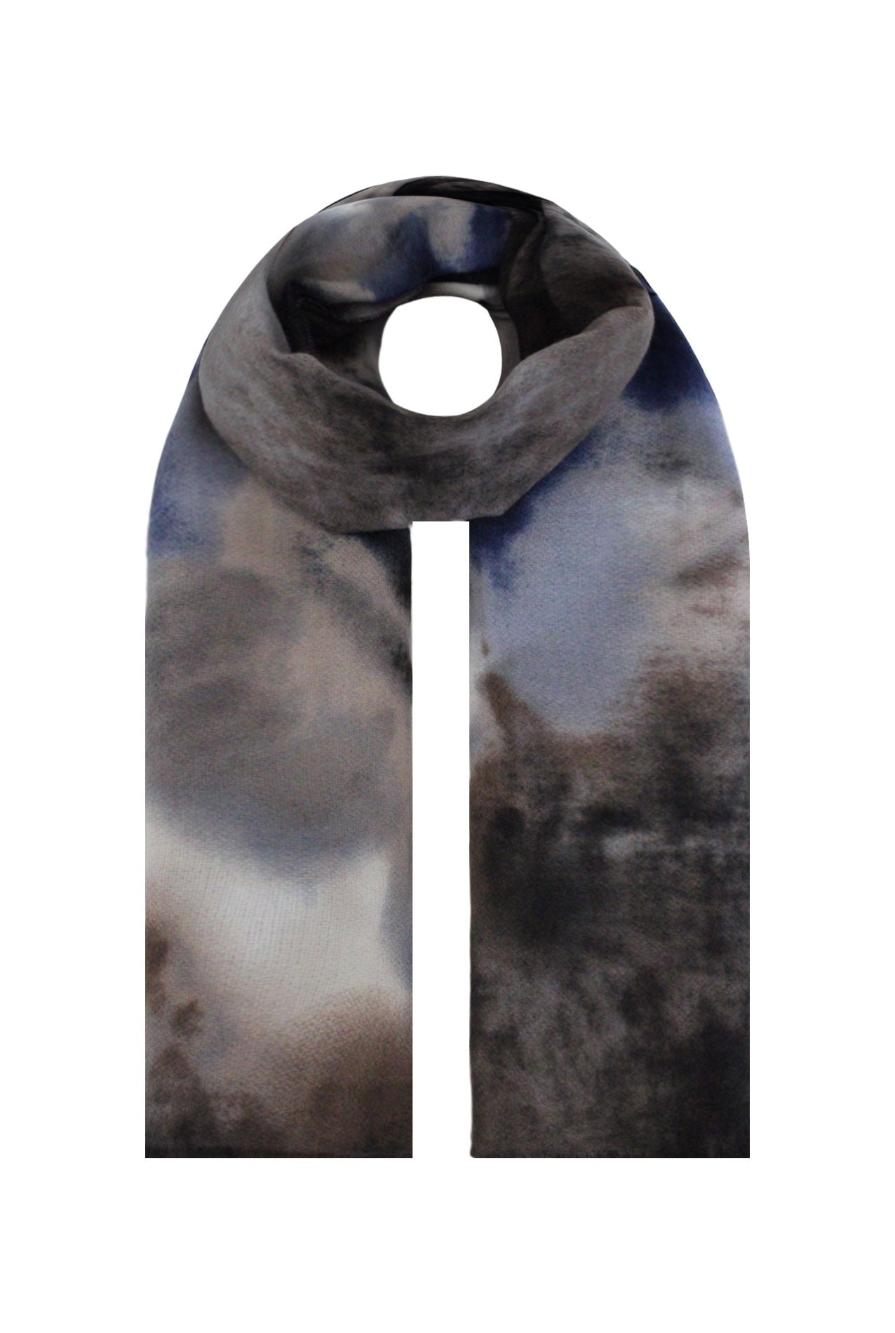 SF21150-608 Multicolour Tie-dye Pattern Scarf