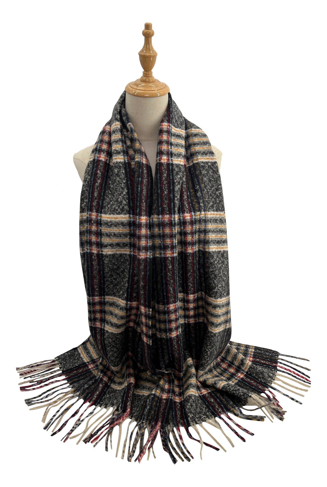 SF2125-711 Tartan Check Print Scarf