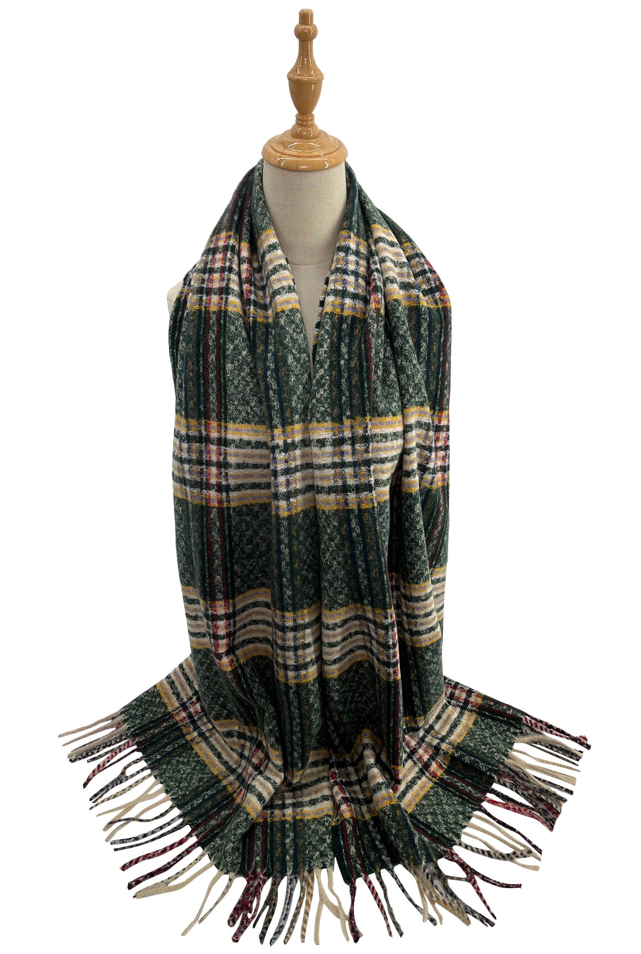 SF2125-711 Tartan Check Print Scarf