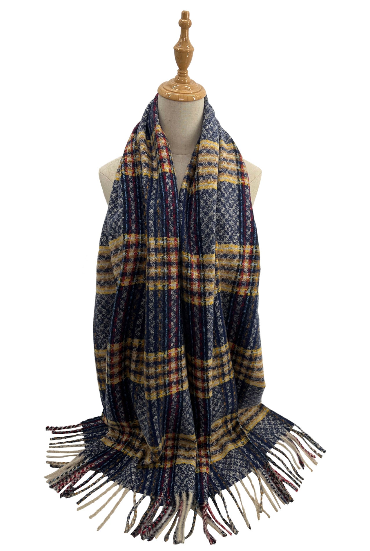 SF2125-711 Tartan Check Print Scarf