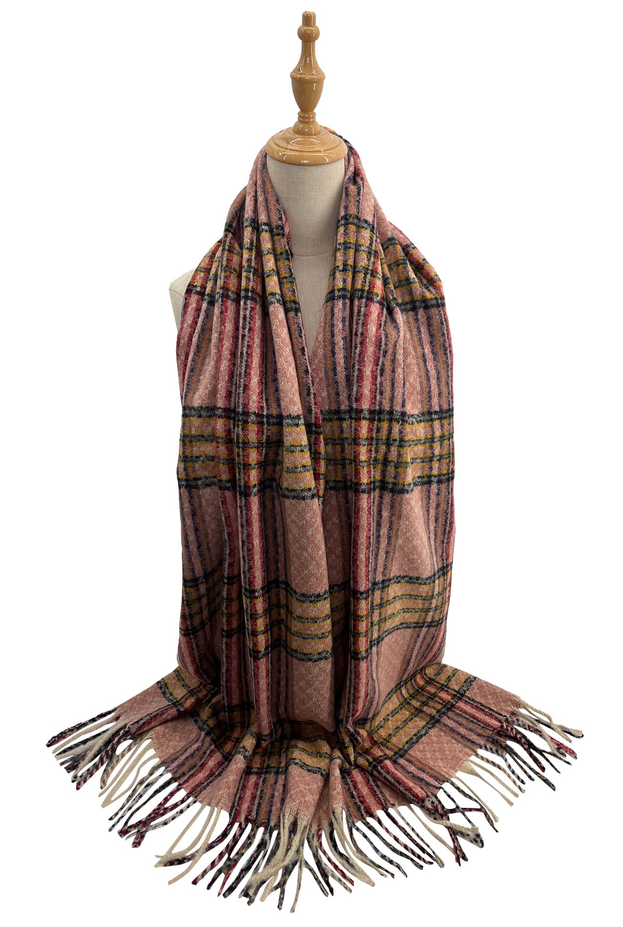 SF2125-711 Tartan Check Print Scarf