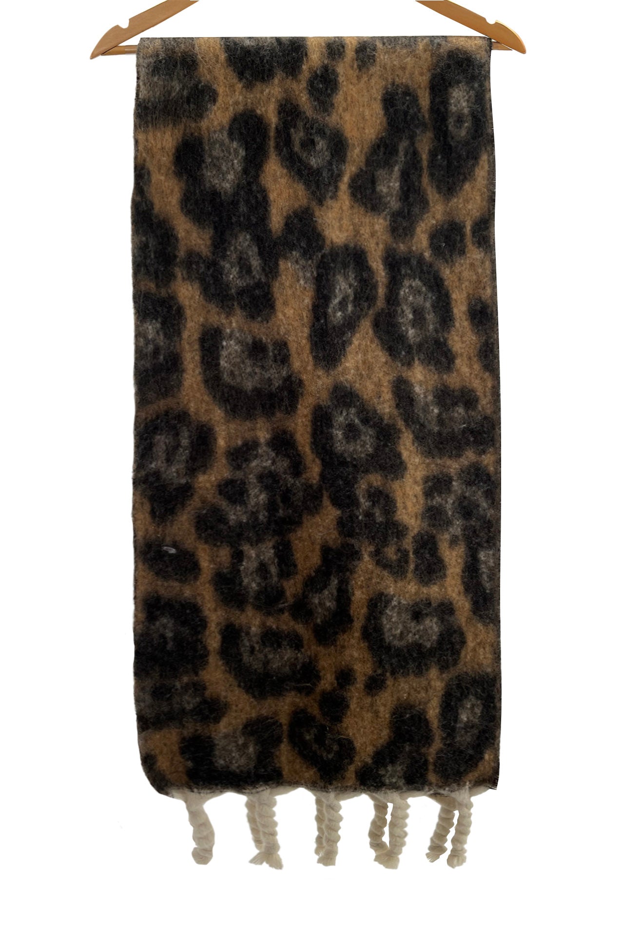 SF2180-756 Large Leopard Print Blanket Scarf