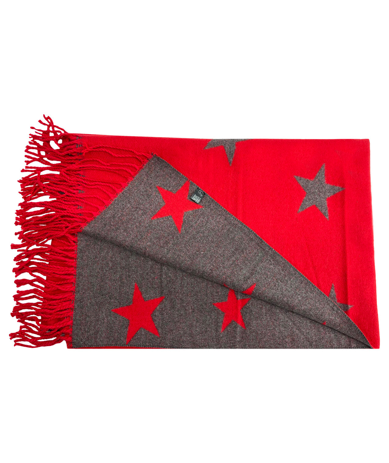 SF2210-703 Multicolour Star Print Mix Wool Scarf