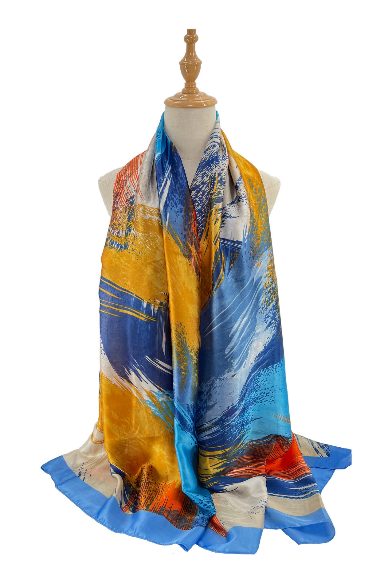 SF2211-689 Colourful Silk Mix Scarf