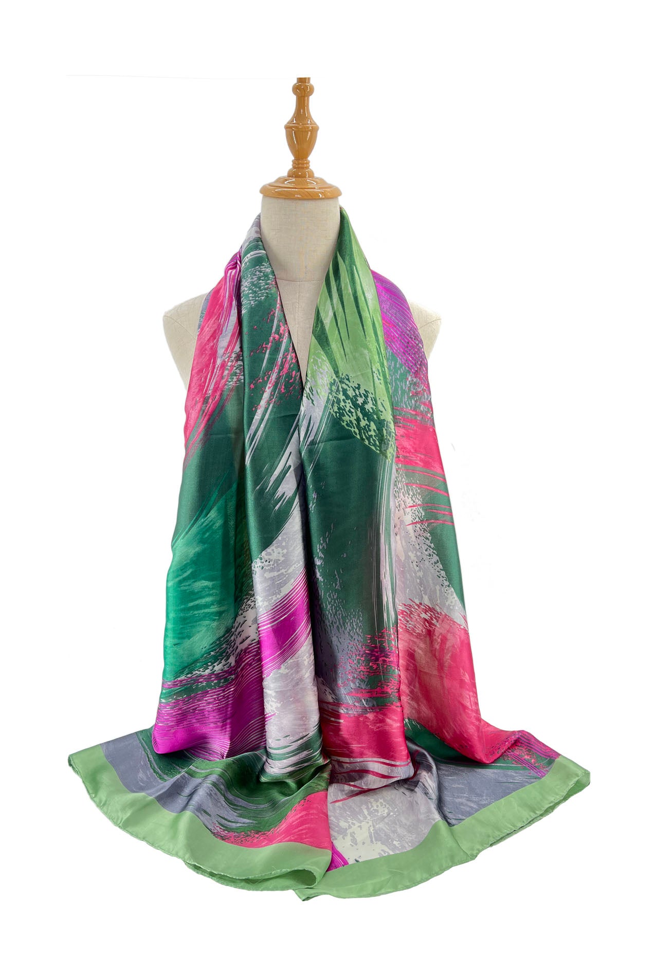 SF2211-689 Colourful Silk Mix Scarf