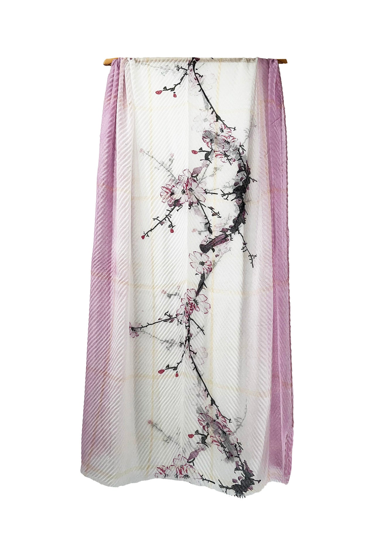 SF2270-666 Multicolour Cherry Blossom Viscose Scarf