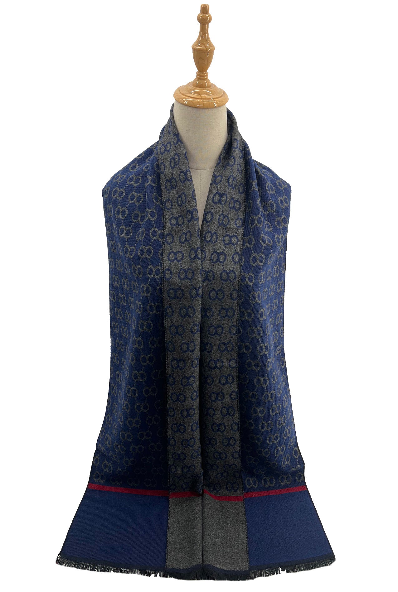 SF2285-760 Geometric Patterned Scarf