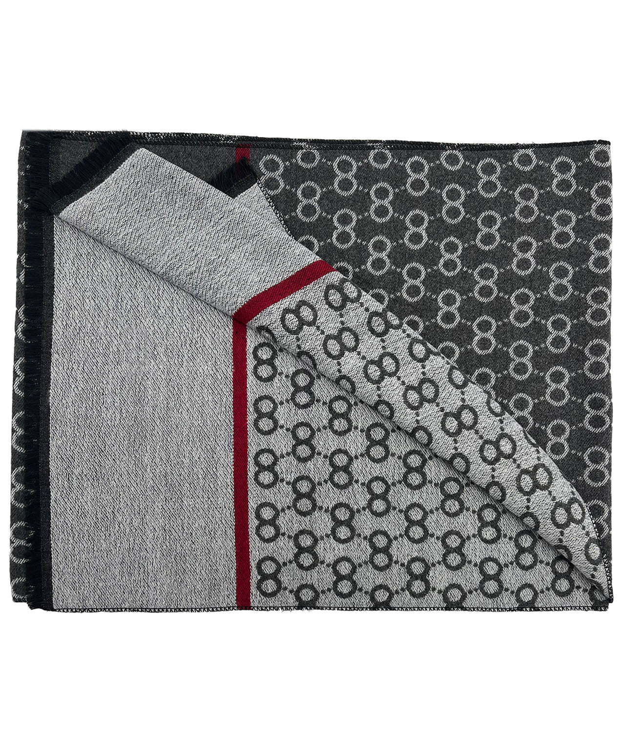 SF2285-760 Geometric Patterned Scarf