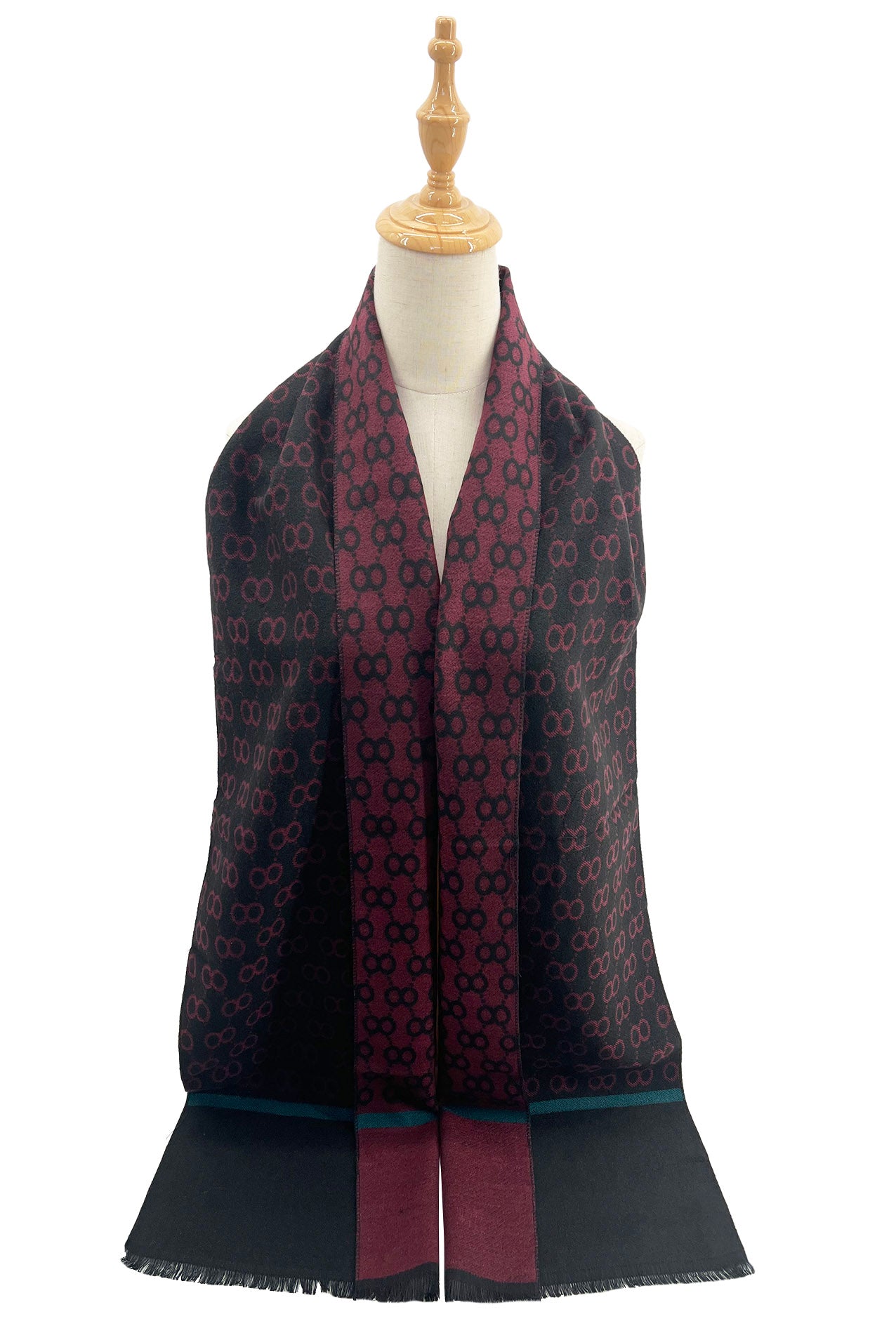 SF2285-760 Geometric Patterned Scarf