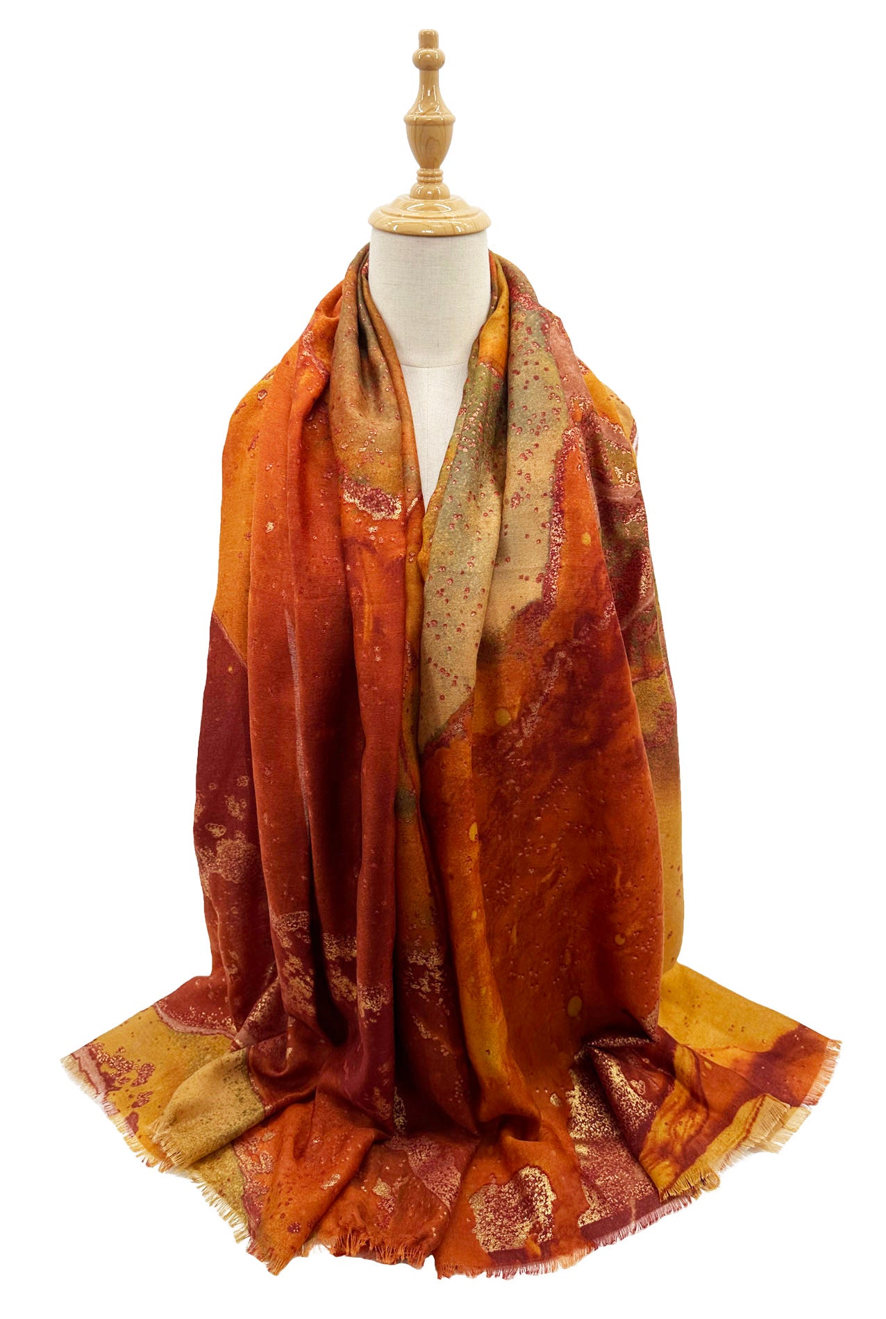 SF23110-923 Vibrant Colours Print Scarves