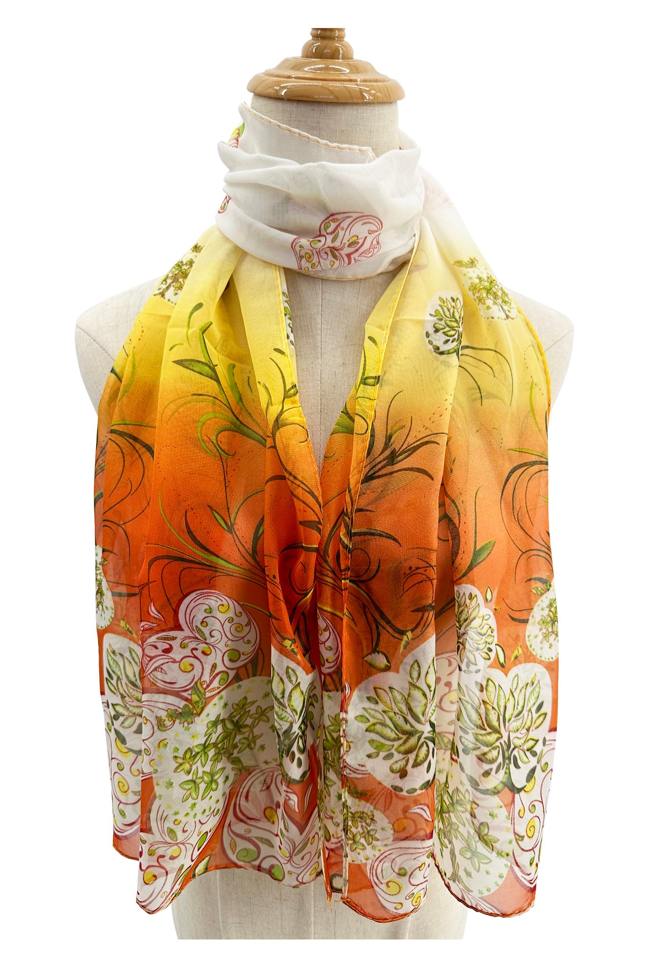 SF2333-834 Butterfly Garden Chiffon Scarves