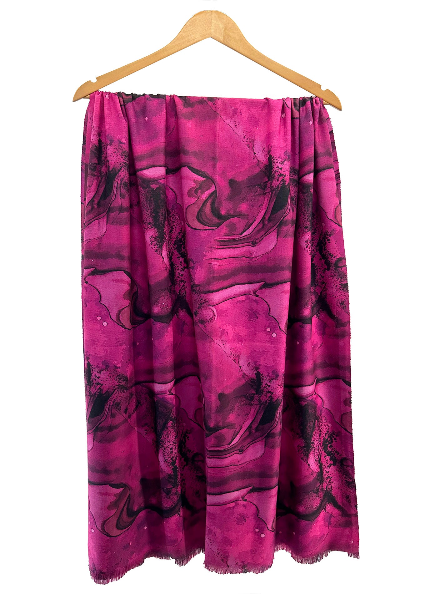 SF2411-111 Abstract Fluid Art Scarf Wrap