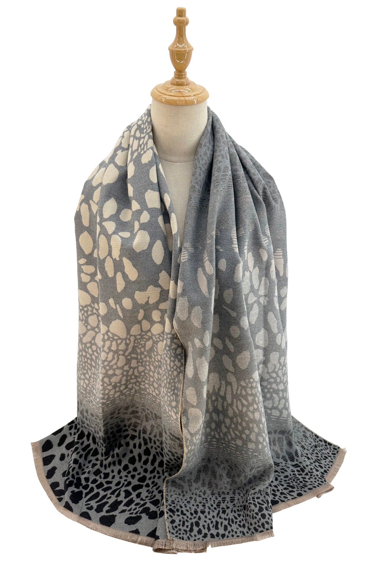 SF24168-118 Colourful Spotted Symphony Print Scarf