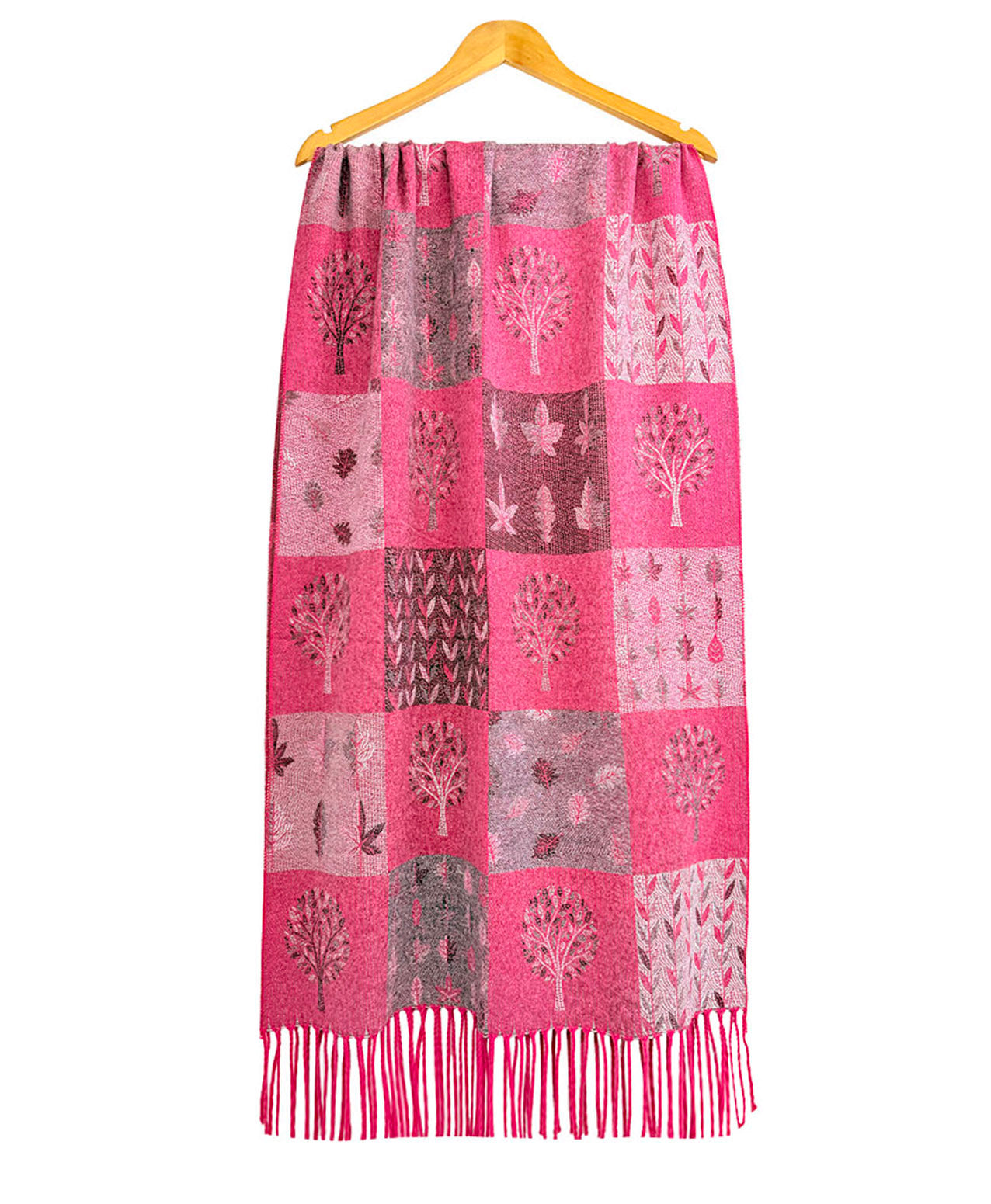 SF24168-146 Mulberry Trees and Assorted Leaves Printing Scarf