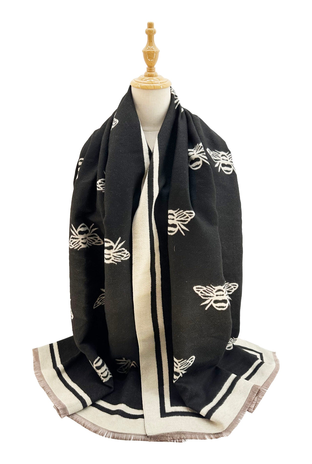 SF2418-123 Bumble Bee Print Scarf