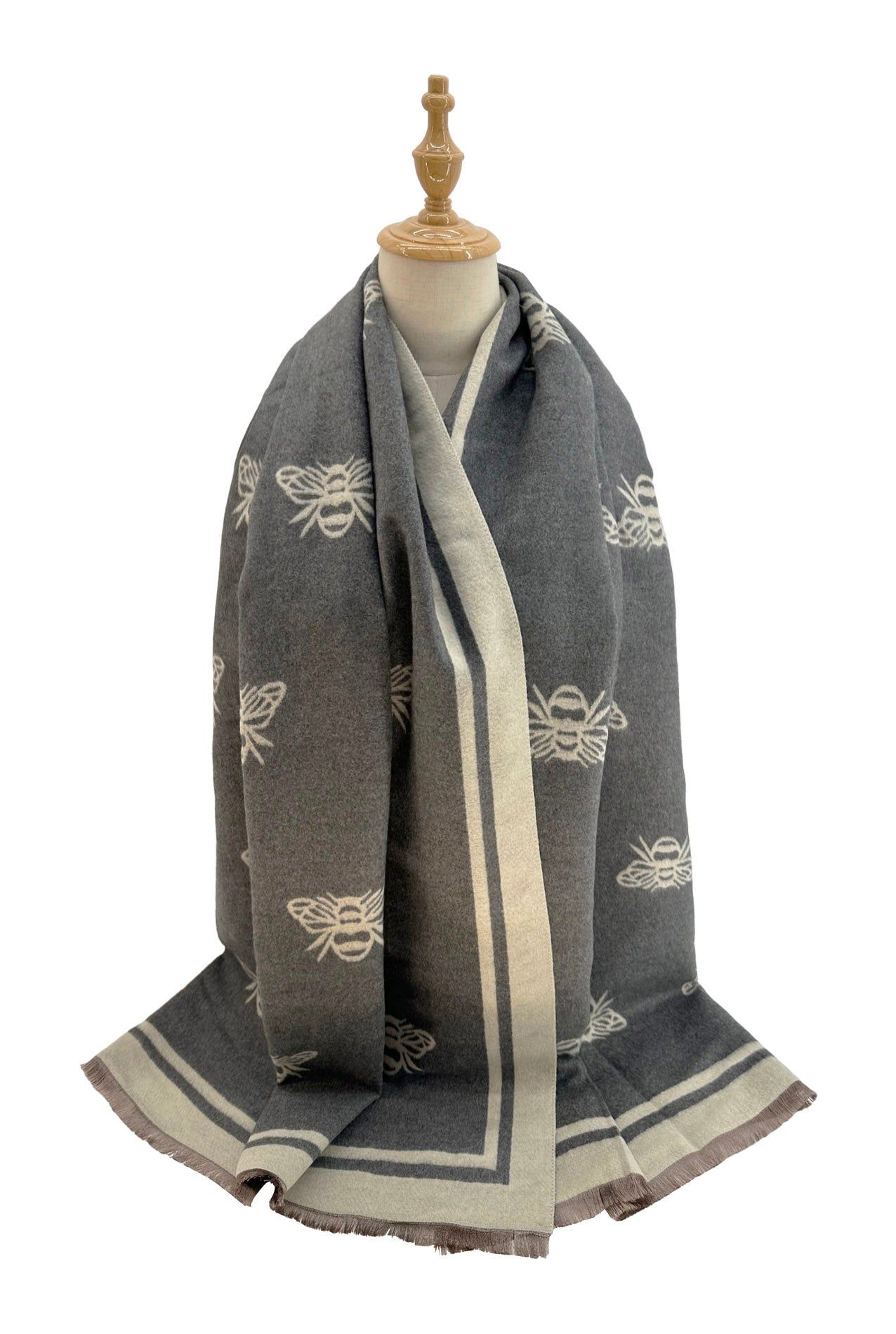 SF2418-123 Bumble Bee Print Scarf