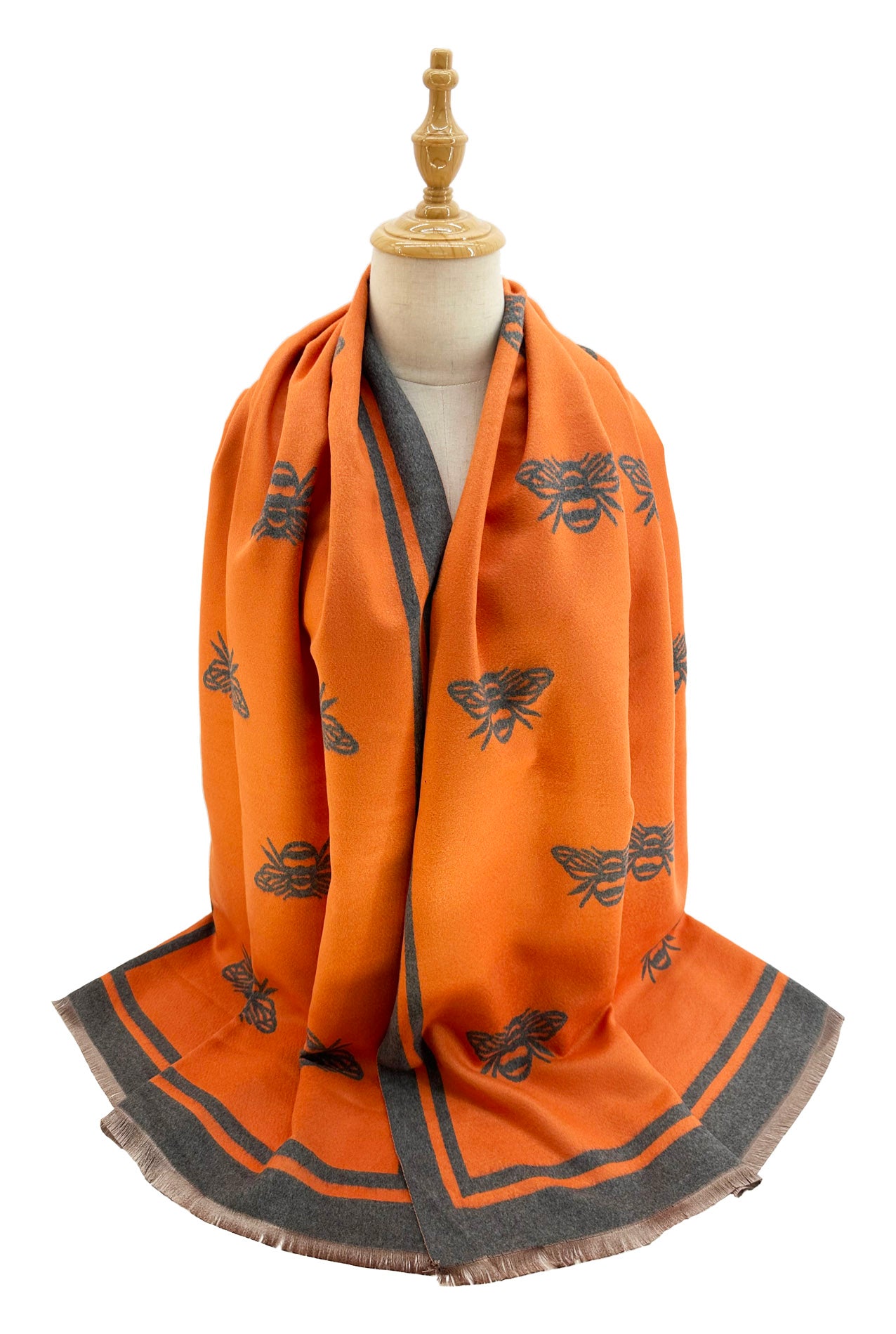 SF2418-123 Bumble Bee Print Scarf