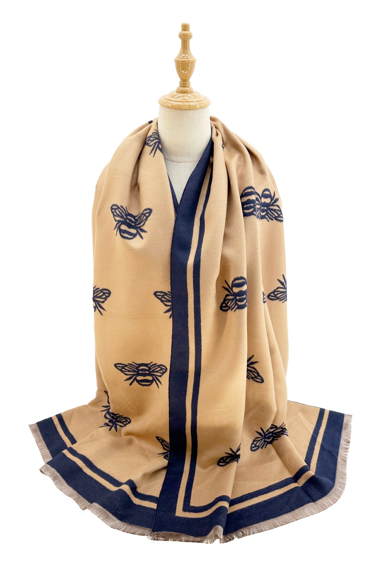 SF2418-123 Bumble Bee Print Scarf