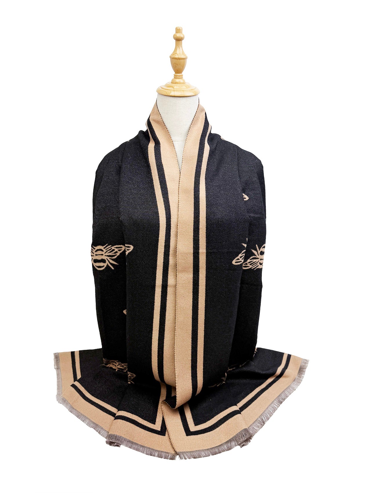 SF2418-123 Bumble Bee Print Scarf