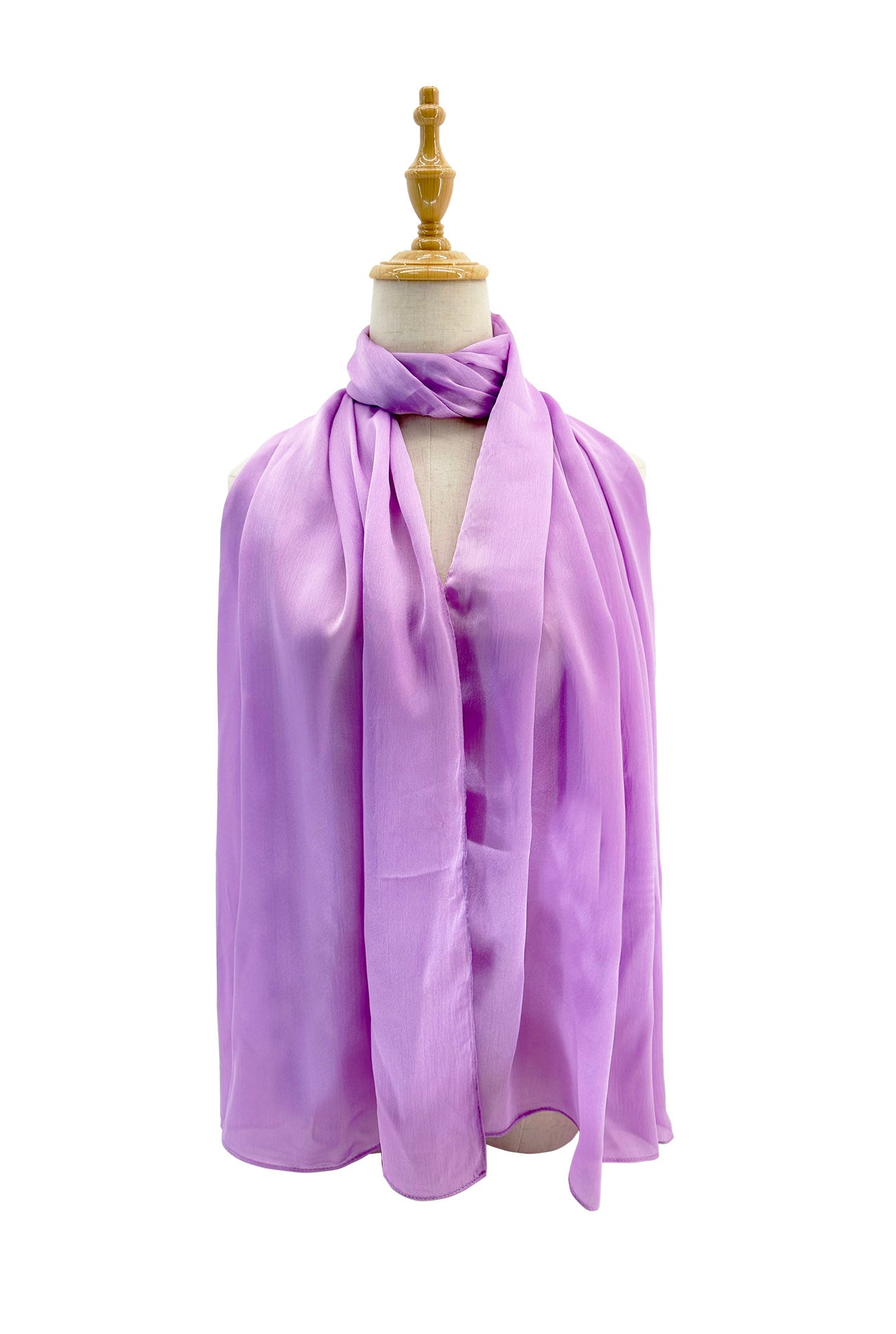 SF2490-013 Soft Plain Coloured Silky Mix Scarf