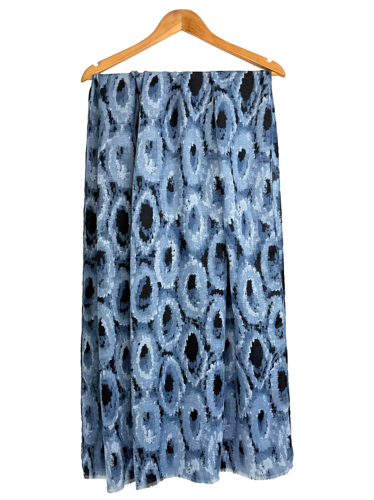 SF25090-273 Abstract Circles Printing Scarf