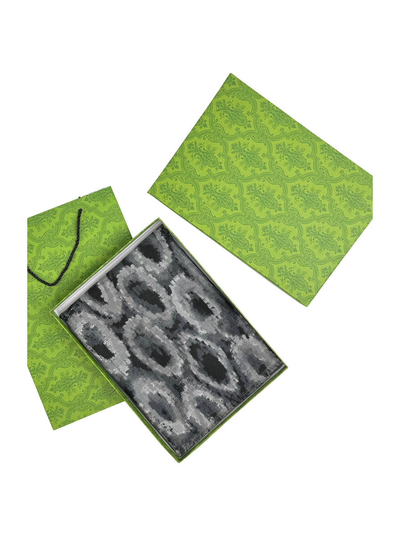 SF25090-273 Abstract Circles Printing Scarf