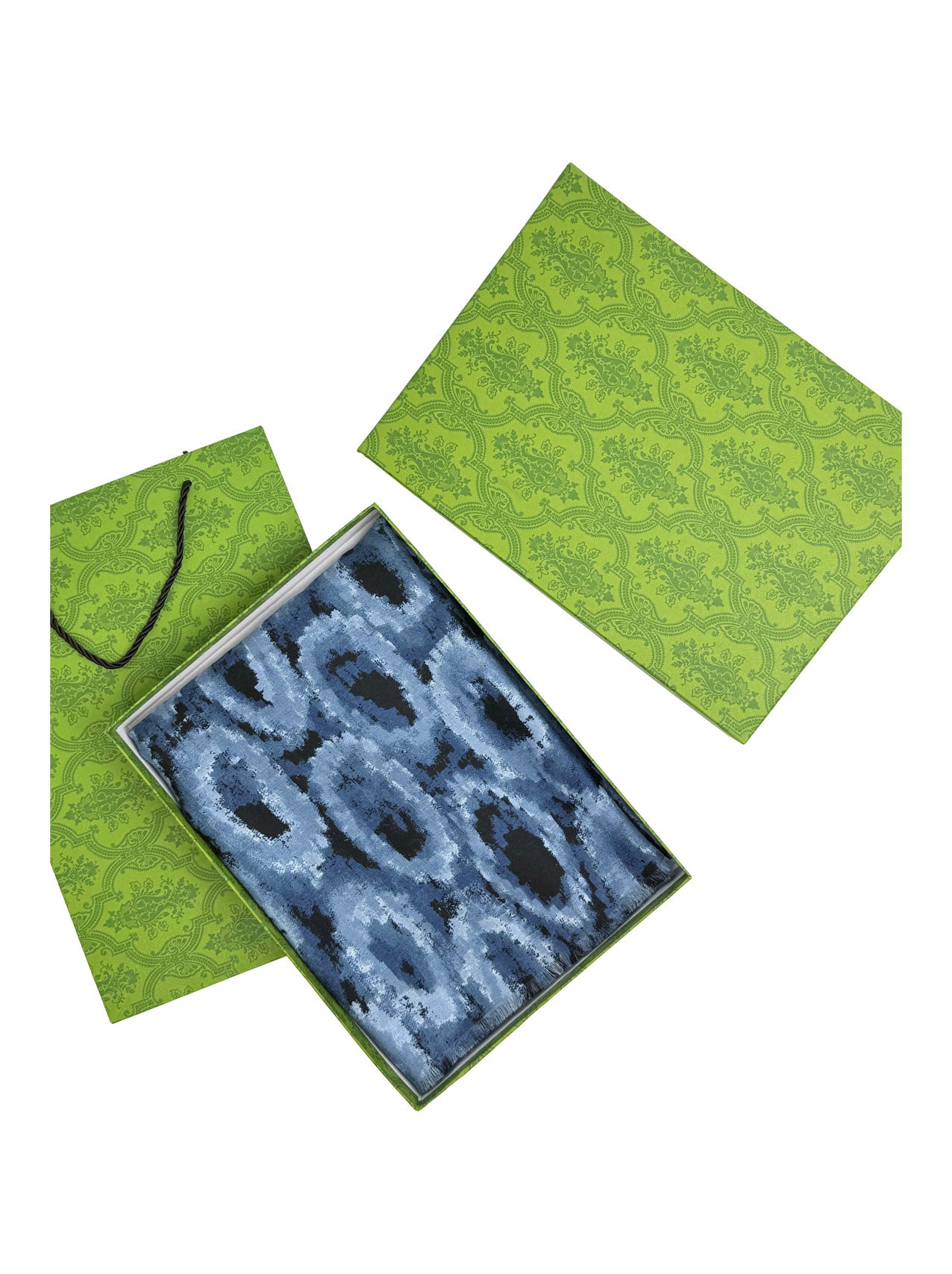 SF25090-273 Abstract Circles Printing Scarf