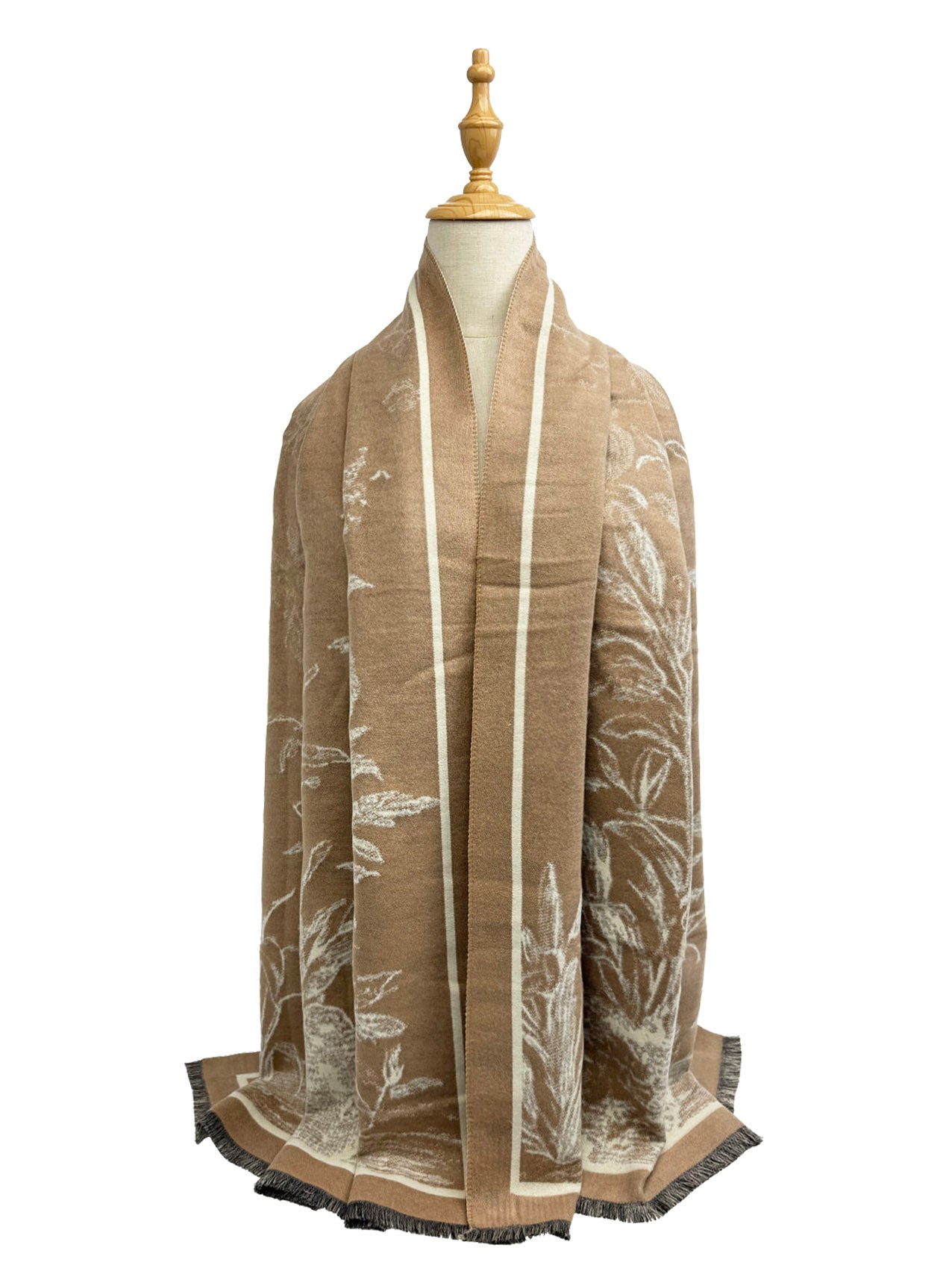 SF25115-175 Soft Botanical Printing Scarf